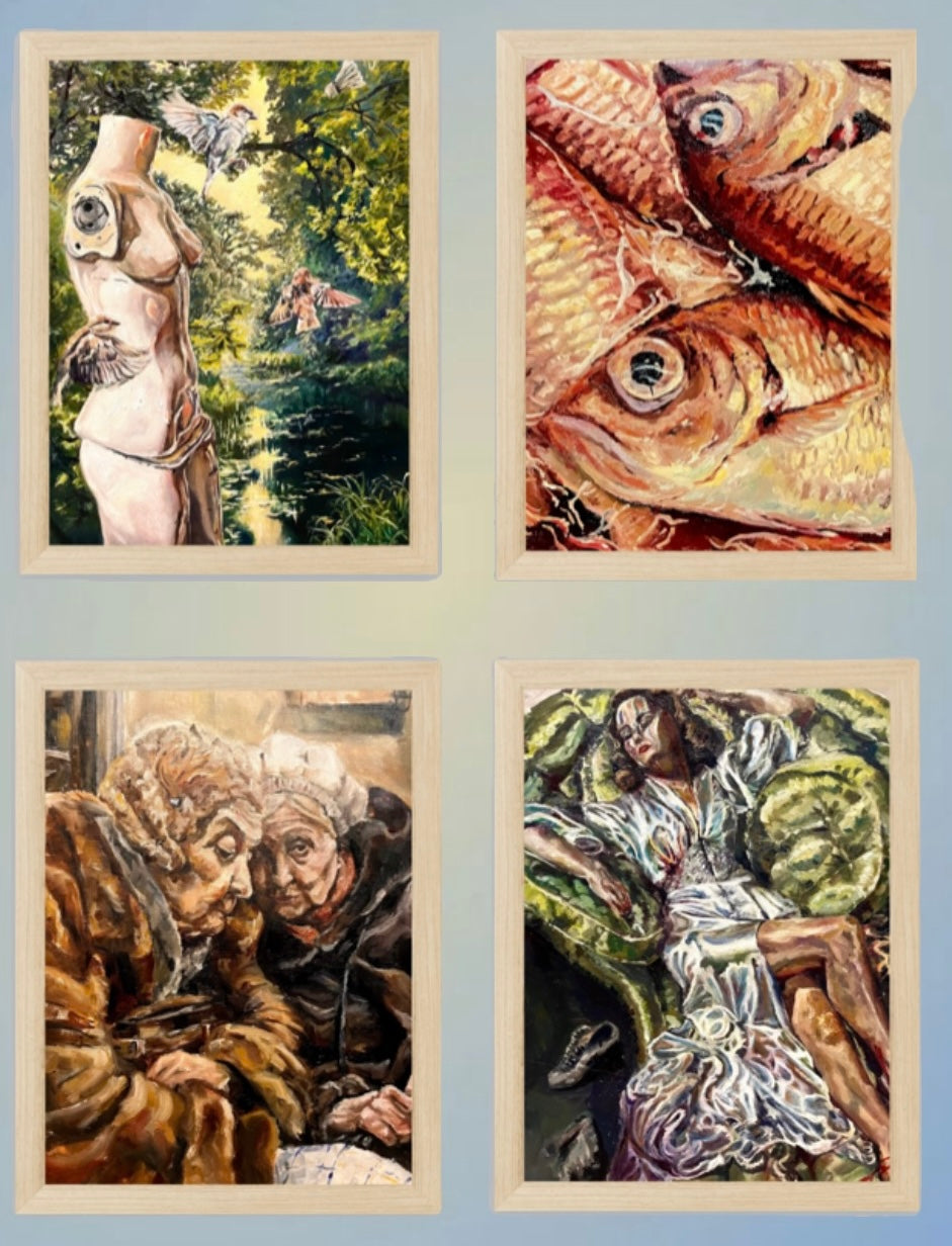 Set of 4 prints