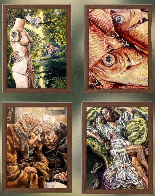 Set of 4 prints